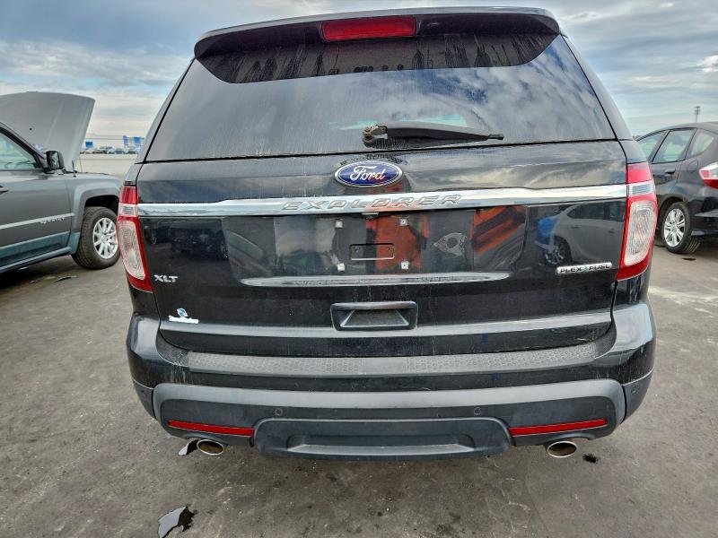 1FM5K7D86DGB21763 - 2013 FORD EXPLORER XLT BLACK photo 6