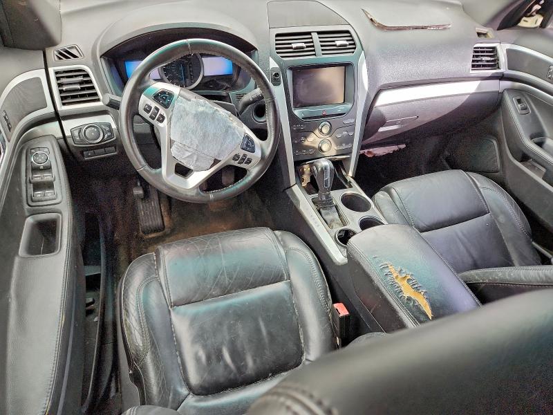 1FM5K7D86DGB21763 - 2013 FORD EXPLORER XLT BLACK photo 8