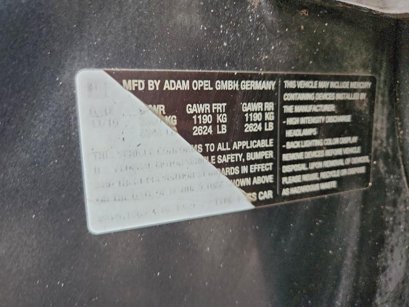 W04G15GV7B1071469 - 2011 BUICK REGAL CXL შავი ფოტო 13