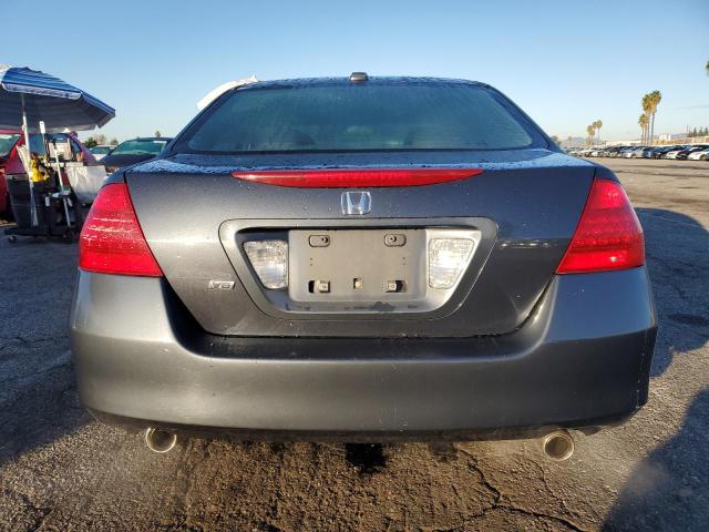 1HGCM66827A066038 - 2007 HONDA ACCORD EX GRAY photo 6