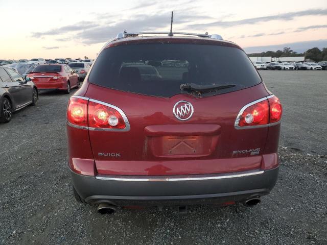 5GAEV23718J267201 - 2008 BUICK ENCLAVE CXL BURGUNDY photo 6