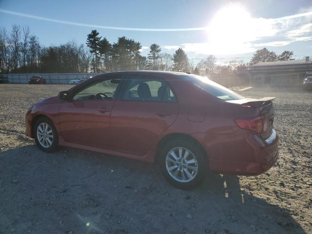 2T1BU4EE6AC363807 - 2010 TOYOTA COROLLA BASE Կարմիր լուսանկար 2
