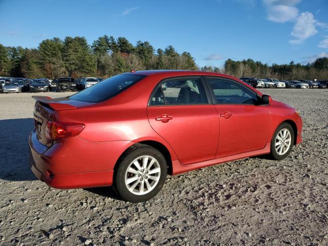 2T1BU4EE6AC363807 - 2010 TOYOTA COROLLA BASE Կարմիր լուսանկար 3