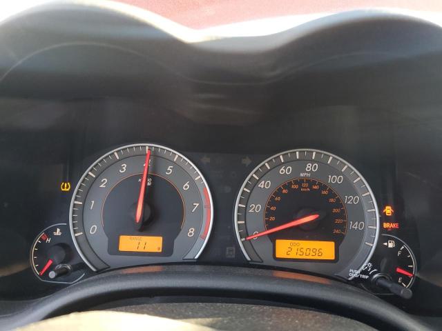 2T1BU4EE6AC363807 - 2010 TOYOTA COROLLA BASE Կարմիր լուսանկար 9