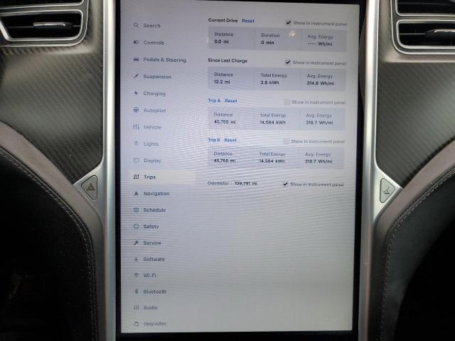 5YJSA1E26GF129944 - 2016 TESLA MODEL S Gri fotoğraf 9