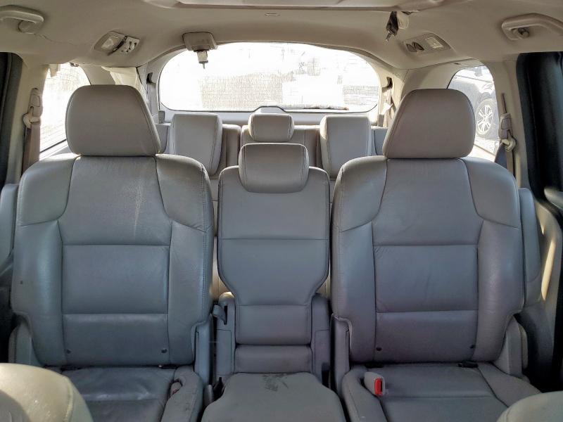 5FNRL5H63CB015604 - 2012 HONDA ODYSSEY EXL BLACK photo 10