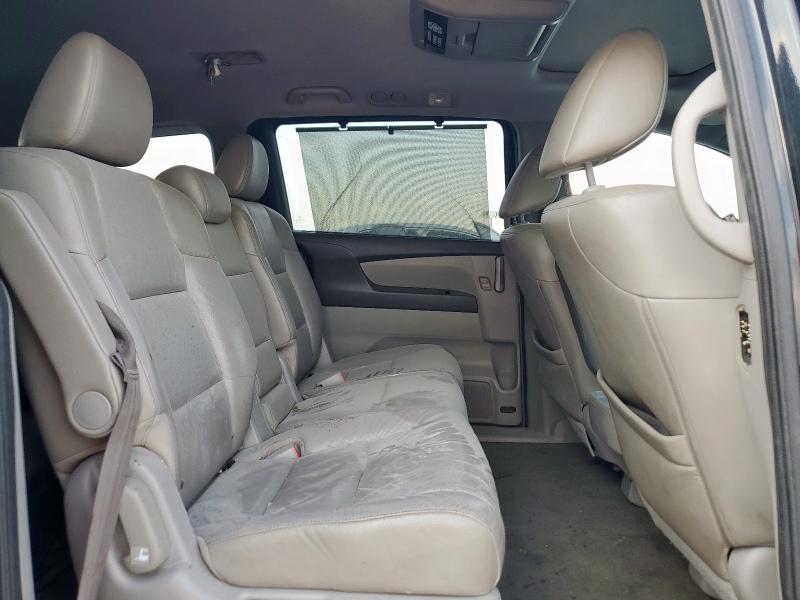 5FNRL5H63CB015604 - 2012 HONDA ODYSSEY EXL BLACK photo 11