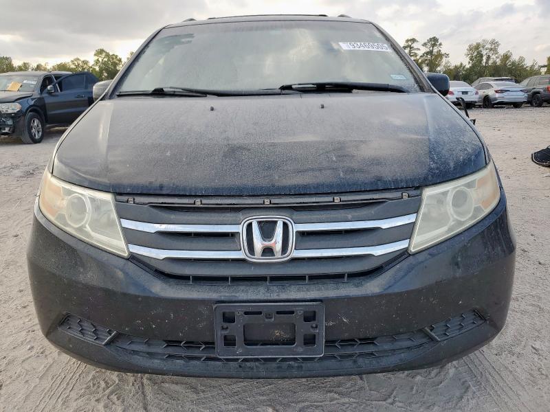 5FNRL5H63CB015604 - 2012 HONDA ODYSSEY EXL BLACK photo 5