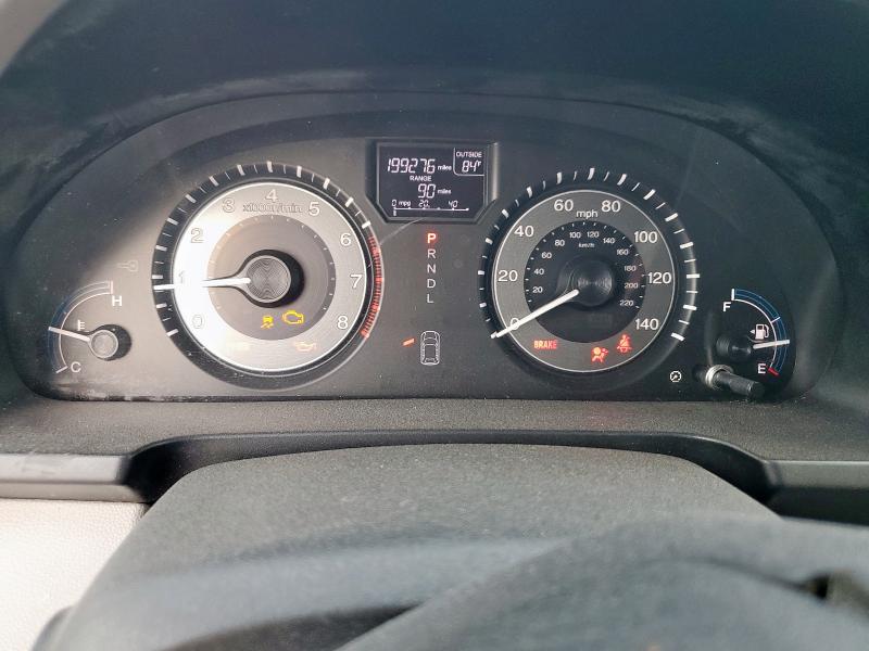 5FNRL5H63CB015604 - 2012 HONDA ODYSSEY EXL BLACK photo 9