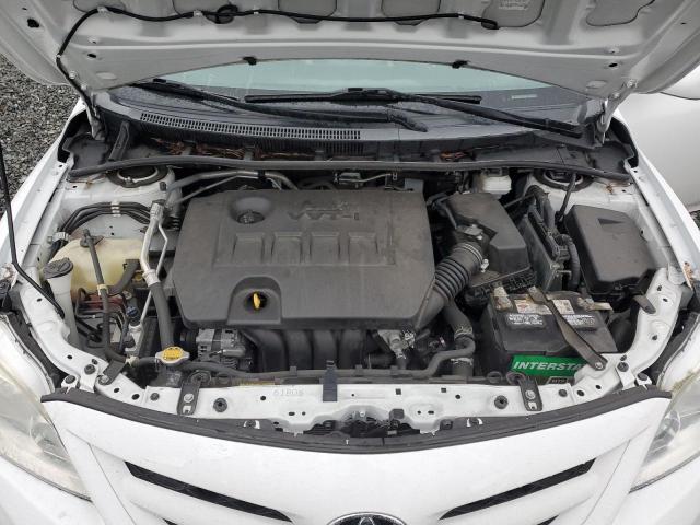 2T1BU4EE1CC821904 - 2012 TOYOTA COROLLA BASE Biały zdjęcie 11