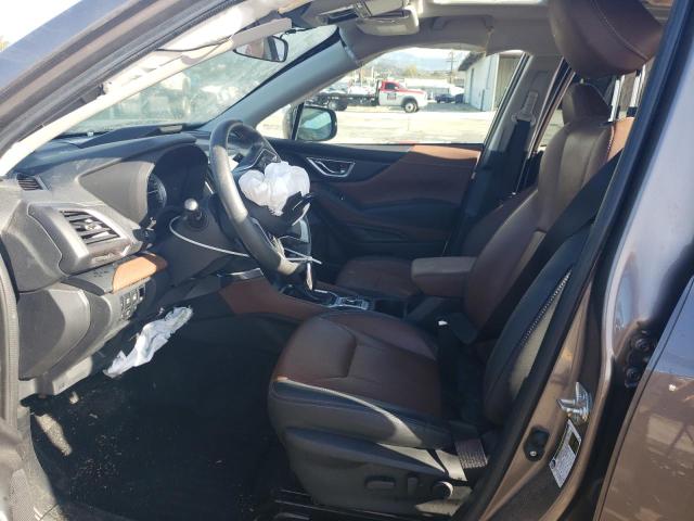 JF2SKARC3NH466991 - 2022 SUBARU FORESTER TOURING GRAY photo 7