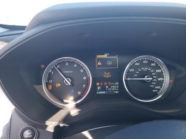 JF2SKARC3NH466991 - 2022 SUBARU FORESTER TOURING GRAY photo 9