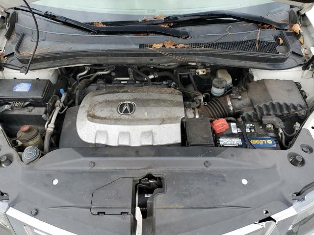 2HNYD2H63AH512337 - 2010 ACURA MDX TECHNOLOGY WHITE photo 12