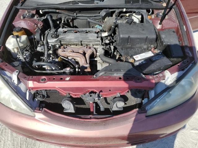 4T1BE32K54U311931 - 2004 TOYOTA CAMRY LE 红色 照片 11