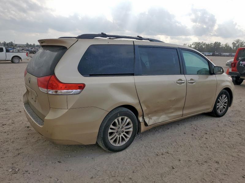 5TDYK3DC3BS174227 - 2011 TOYOTA SIENNA XLE BEIGE photo 3