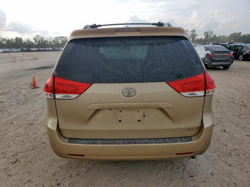 5TDYK3DC3BS174227 - 2011 TOYOTA SIENNA XLE BEIGE photo 6