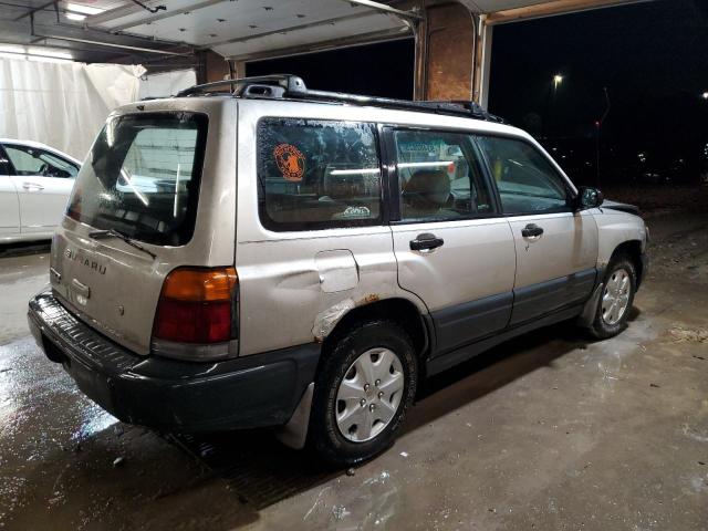 JF1SF6357YH718021 - 2000 SUBARU FORESTER L ვერცხლისფერი ფოტო 3