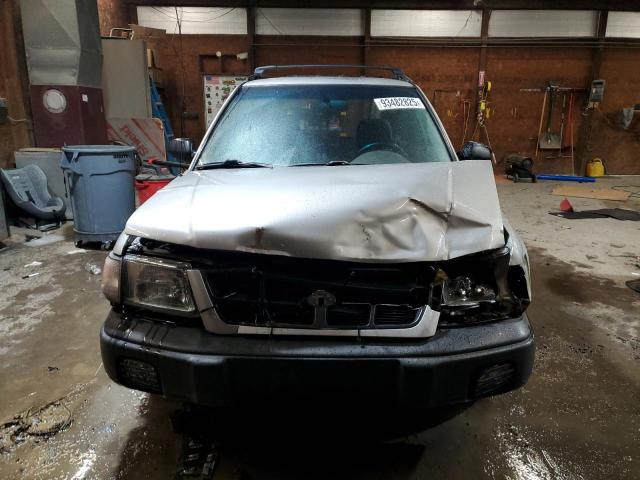 JF1SF6357YH718021 - 2000 SUBARU FORESTER L ვერცხლისფერი ფოტო 5