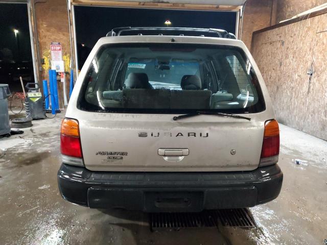 JF1SF6357YH718021 - 2000 SUBARU FORESTER L ვერცხლისფერი ფოტო 6