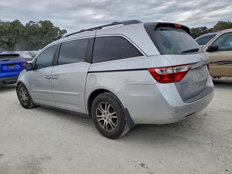 5FNRL5H63CB088844 - 2012 HONDA ODYSSEY EXL فضي صورة 2