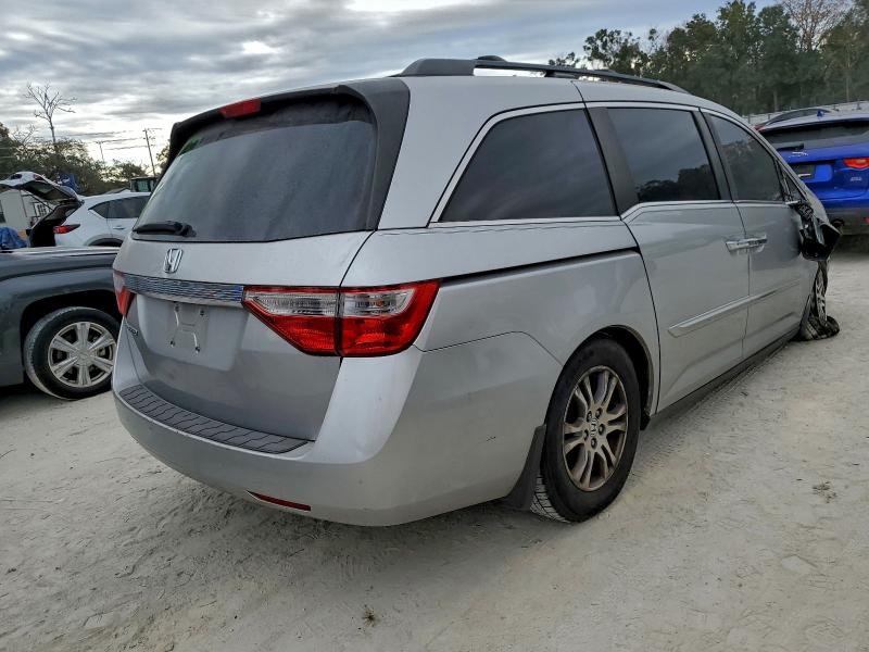 5FNRL5H63CB088844 - 2012 HONDA ODYSSEY EXL فضي صورة 3