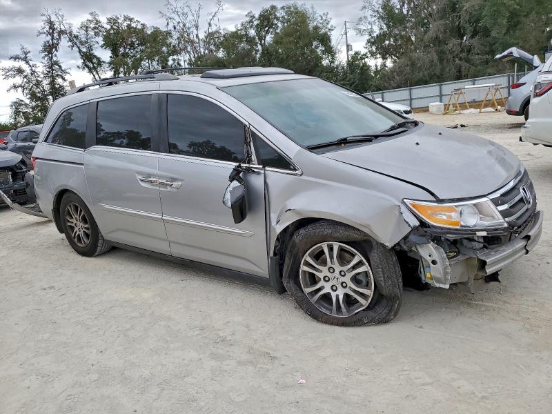 5FNRL5H63CB088844 - 2012 HONDA ODYSSEY EXL فضي صورة 4