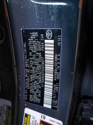 4T1DAACK7SU028077 - 2025 TOYOTA CAMRY XSE GRAY photo 13