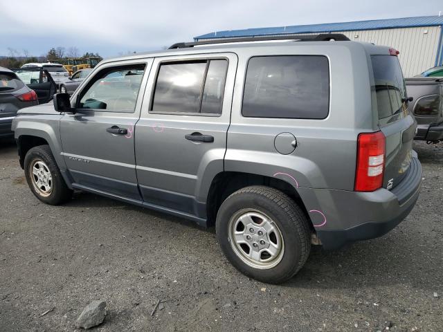 1C4NJPBA7CD511820 - 2012 JEEP PATRIOT SPORT 灰色 照片 2