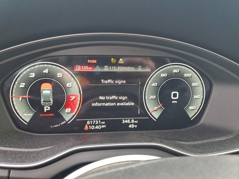 WA1CAAFY0M2052200 - 2021 AUDI Q5 PRESTIGE CHARCOAL photo 9