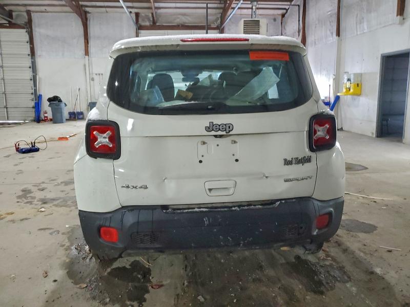 ZACCJBAB3JPH60344 - 2018 JEEP RENEGADE SPORT Білий фото 6