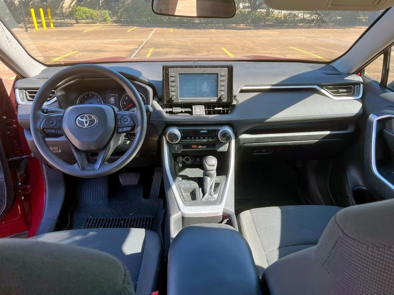 2T3H1RFV0NW202153 - 2022 TOYOTA RAV4 LE MAROON photo 9