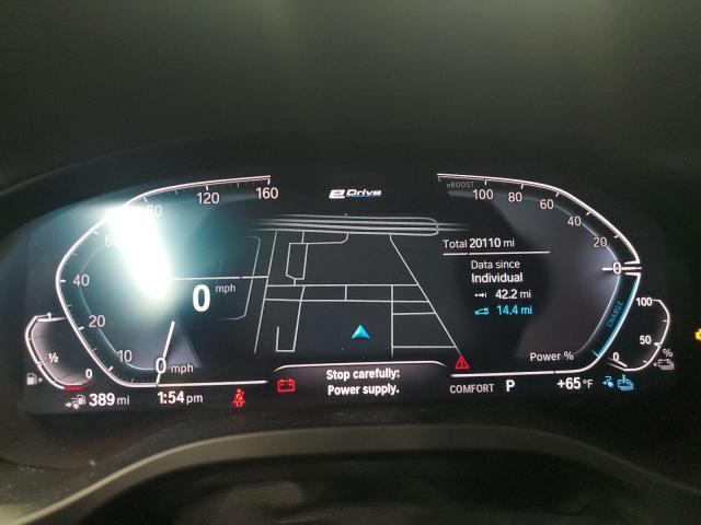 5UXTS1C04M9G47206 - 2021 BMW X3 XDRIVE30E BLUE photo 9