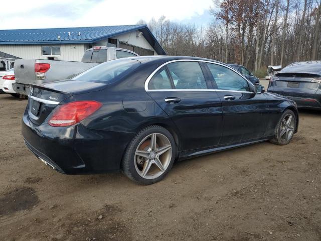 55SWF4KB4GU167535 - 2016 MERCEDES-BENZ C 300 4MATIC BLACK photo 3