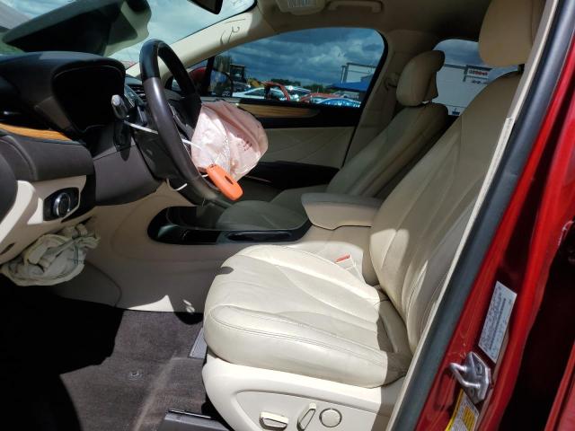 5LMCJ1A90FUJ41366 - 2015 LINCOLN MKC BURGUNDY photo 7