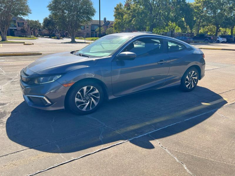 2HGFC4B67KH308437 - 2019 HONDA CIVIC LX Gri fotoğraf 2