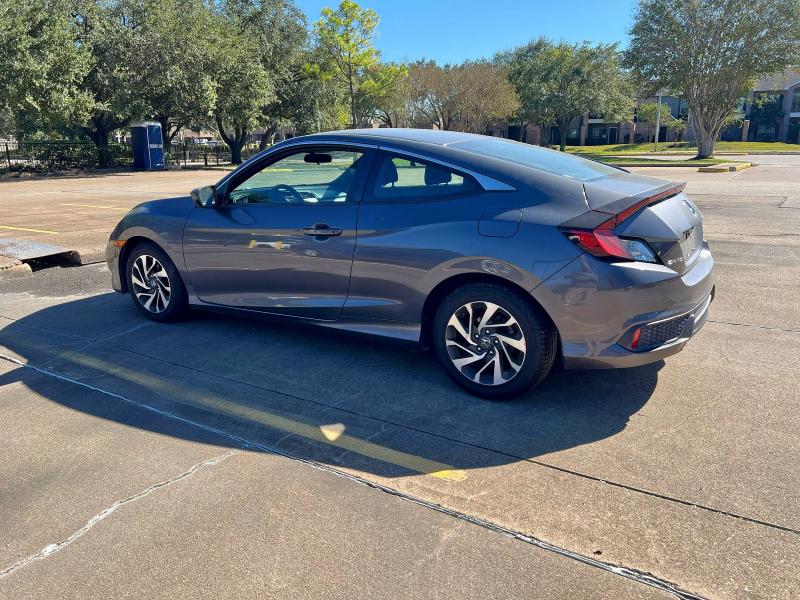 2HGFC4B67KH308437 - 2019 HONDA CIVIC LX Gri fotoğraf 3