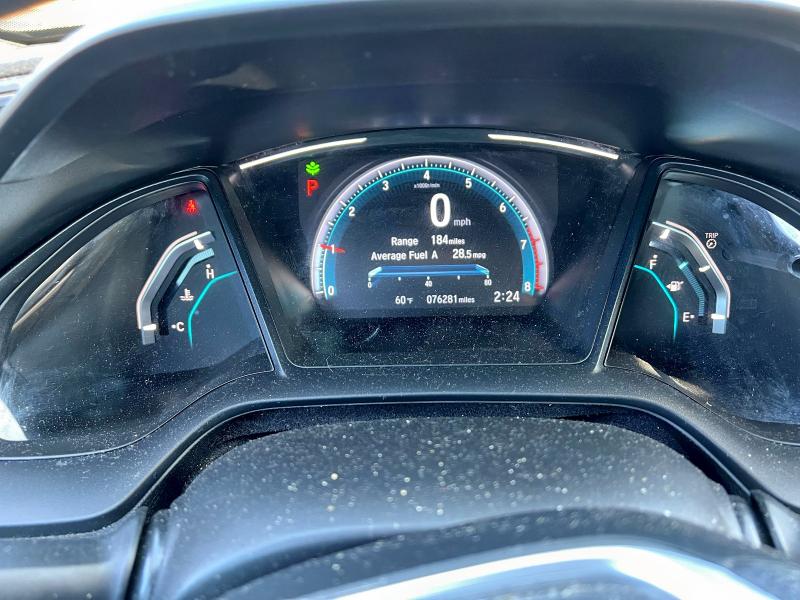 2HGFC4B67KH308437 - 2019 HONDA CIVIC LX Gri fotoğraf 8