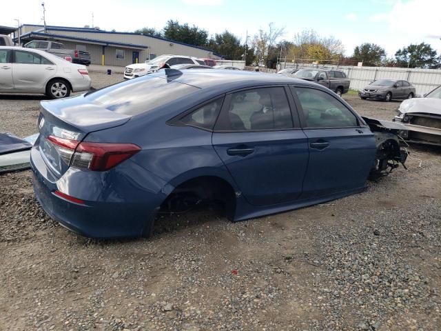 2HGFE4F86SH301355 - 2025 HONDA CIVIC SPORT BLUE photo 3
