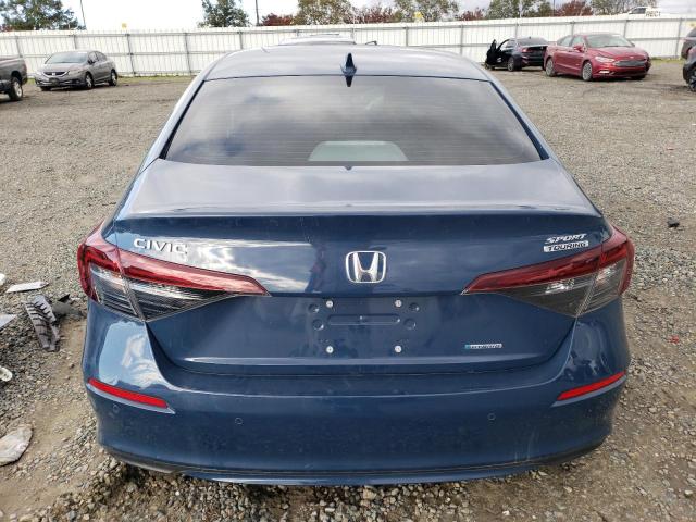2HGFE4F86SH301355 - 2025 HONDA CIVIC SPORT BLUE photo 6