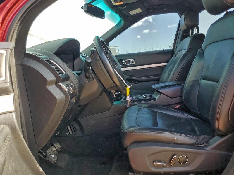 1FM5K8D87GGC30503 - 2016 FORD EXPLORER XLT RED photo 7