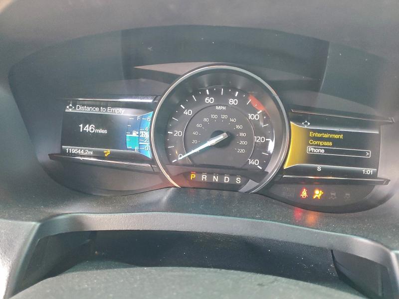 1FM5K8D87GGC30503 - 2016 FORD EXPLORER XLT RED photo 9