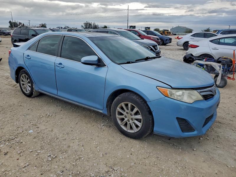 4T1BF1FK6CU534313 - 2012 TOYOTA CAMRY BASE BLUE photo 4