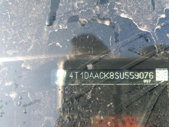 4T1DAACK8SU559076 - 2025 TOYOTA CAMRY XSE შავი ფოტო 12