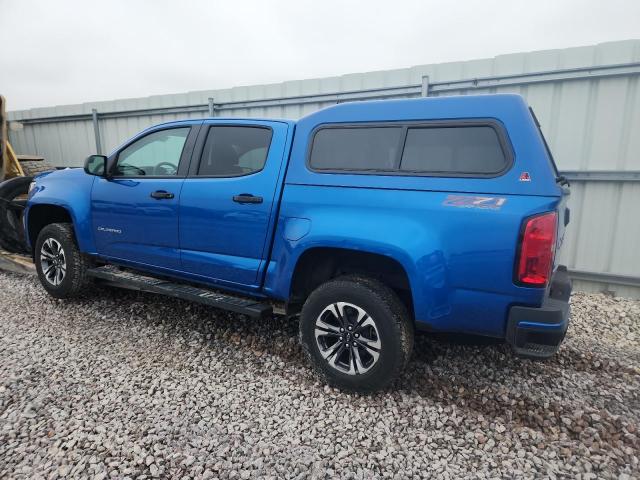 1GCGTDEN1N1315313 - 2022 CHEVROLET COLORADO Z71 BLUE photo 2