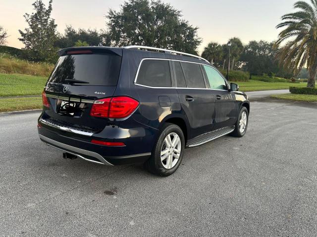 4JGDF7CE5EA374911 - 2014 MERCEDES-BENZ GL 450 4MATIC BLUE photo 4