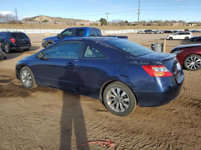 2HGFG12919H513128 - 2009 HONDA CIVIC EXL BLUE photo 2