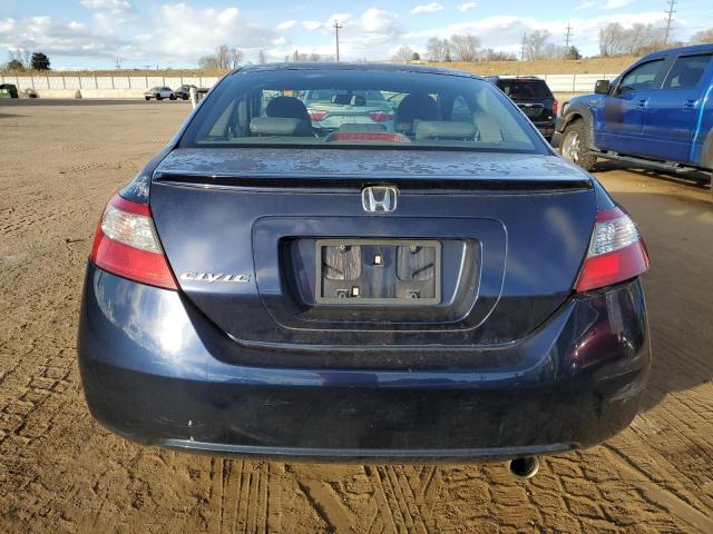 2HGFG12919H513128 - 2009 HONDA CIVIC EXL BLUE photo 6