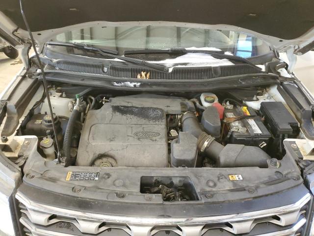1FM5K8D86HGA49409 - 2017 FORD EXPLORER XLT WHITE photo 12