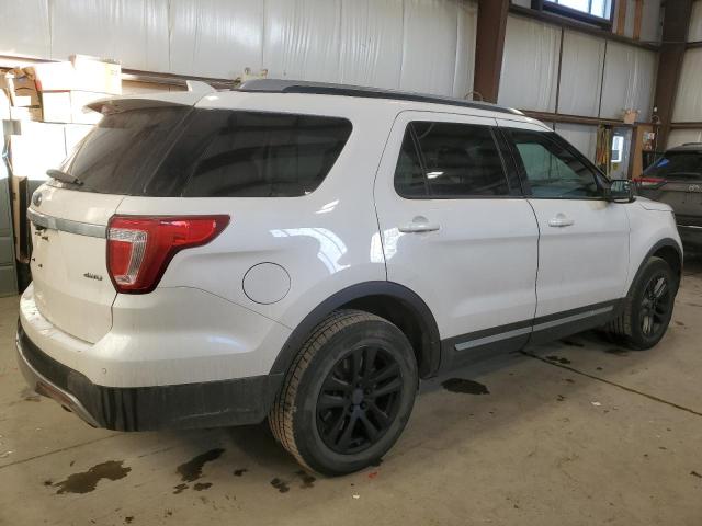 1FM5K8D86HGA49409 - 2017 FORD EXPLORER XLT WHITE photo 3