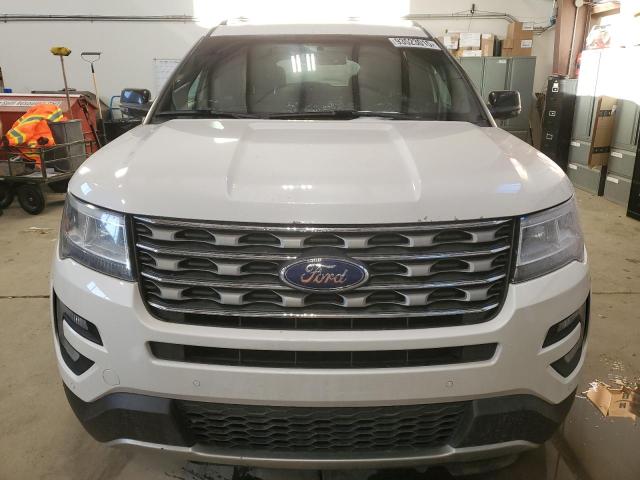 1FM5K8D86HGA49409 - 2017 FORD EXPLORER XLT WHITE photo 5